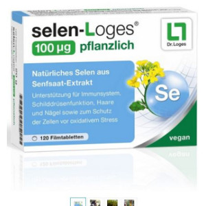SELEN-LOGES 100 μg pflanzlich Filmtabletten