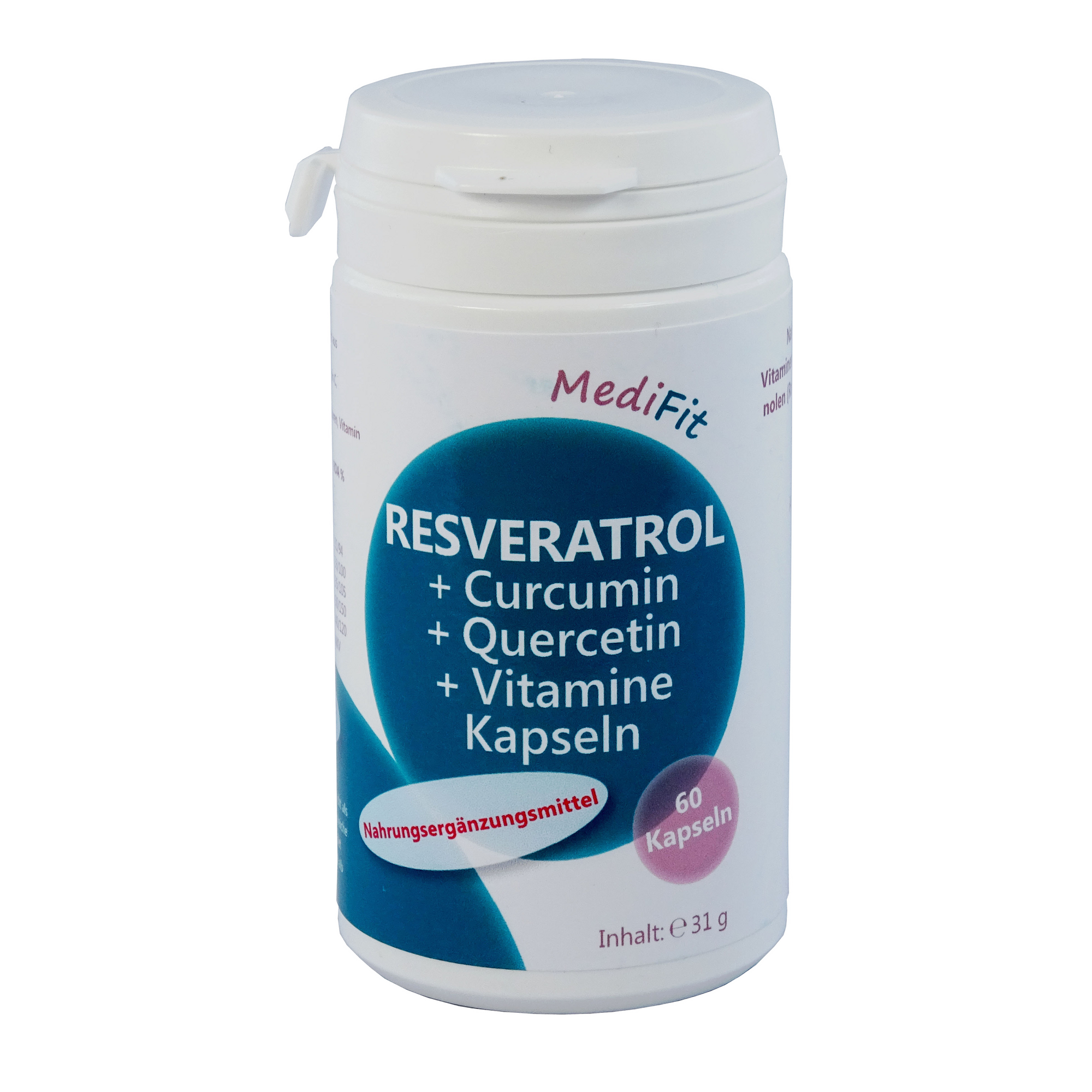 Resveratrol+Curcumin+Quercetin+Vitamine Kapseln 60 St 60 St Resveratrol+Curcumin+Quercetin+Vitamine Kapseln 60 St 60 St