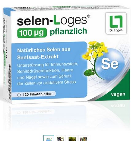 SELEN-LOGES 100 μg pflanzlich Filmtabletten