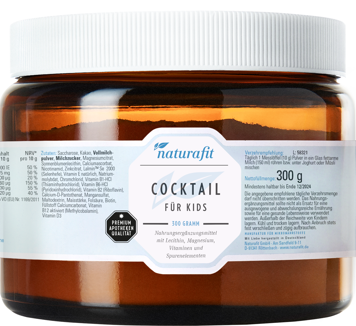 NATURAFIT Cocktail f.Kids Pulver NATURAFIT Cocktail f.Kids Pulver