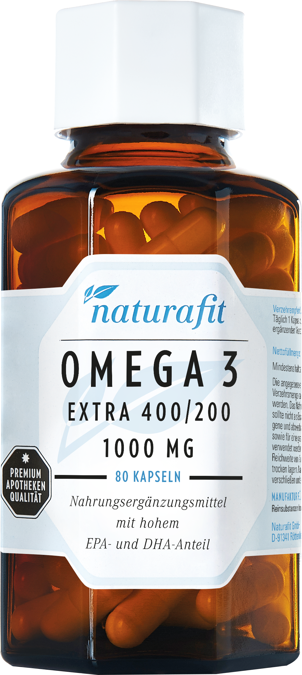 NATURAFIT Omega-3 extra 400/200 Kapseln NATURAFIT Omega-3 extra 400/200 Kapseln